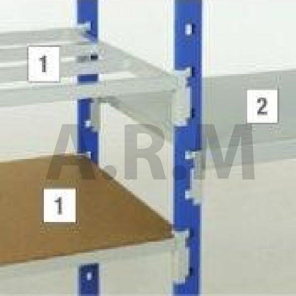 Rayonnage peint à tablettes tubulaires FLIP et tôlées FLICLASS_1