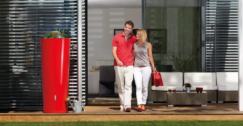 Réservoir color - 350 L - Tomato - récupérateur d'eau de pluie_1