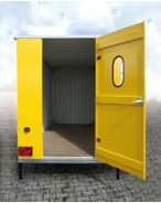Roulotte de chantier baraques jaunes / stockage / 3.33 x 2.2 x 2.33m_1