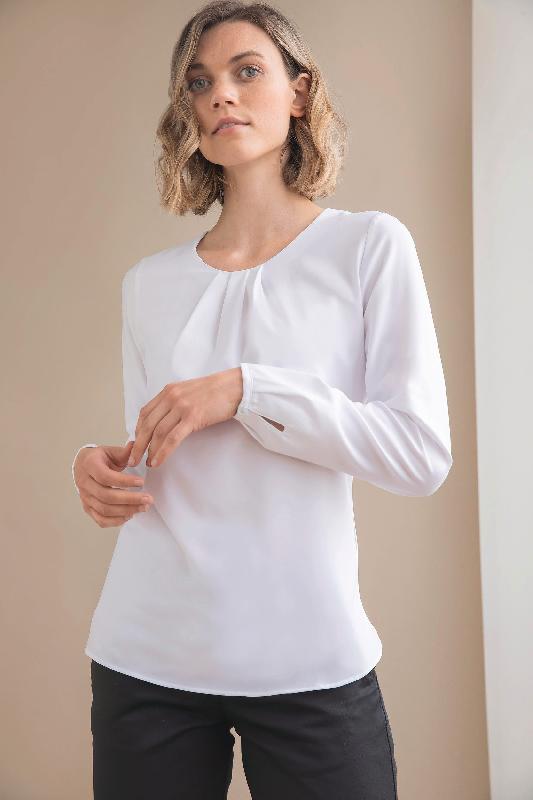 Blouse de travail manches longues - Réf: H598 - Henbury - 100% Cofrex polyester Pufy, anti-UV, respirant_1