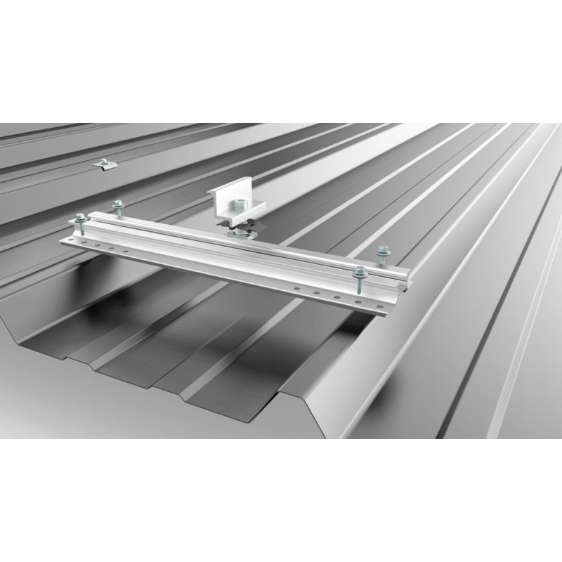 Kit fixation Minirail K2 - Aluminium EN AW-6063 T66 - Pour tôles trapézoïdales - Réf. 2003515_1