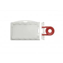 Porte badge sécurisé avec clé - Référence : IDS81 - usage horizontal ou vertical - adapté pour 1 à 2 cartes format bancaire_1