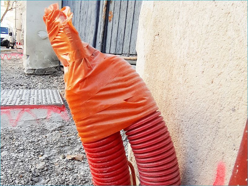 Ruban adhésif PVC orange 48mm x 33M - Réf. RPVCO50_1