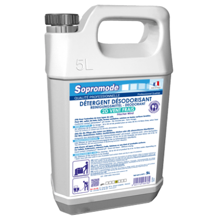 Sopromode 2d detergent surodorant neutre non moussant sols parfum vent frais bidon de 5l_1