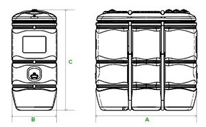 141281 - Cuves à carburants Renson - 1500L - PEHD double parois - Anti-UV et anti-odeurs_1