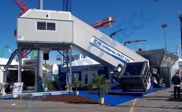 Fivetech 2500 S Centrale à béton mobile - Euromecc - 130 m3/h - Pré-câblage et cabine intégrée_1