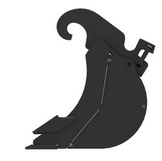 Godet d'excavation-mini-pelle - caterpillar finance france - 600 mm (24 in) - poids 47 kg_1