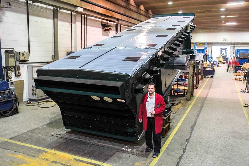 Oscilla cribles pour mines et chantiers - crible à arbre de tension de 0 à 100 mm - JOEST_1