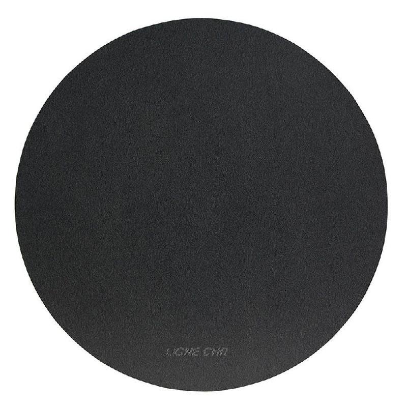 Plateau rond de table intérieur/extérieur Mésa Ø110cm en compact Caviar_1