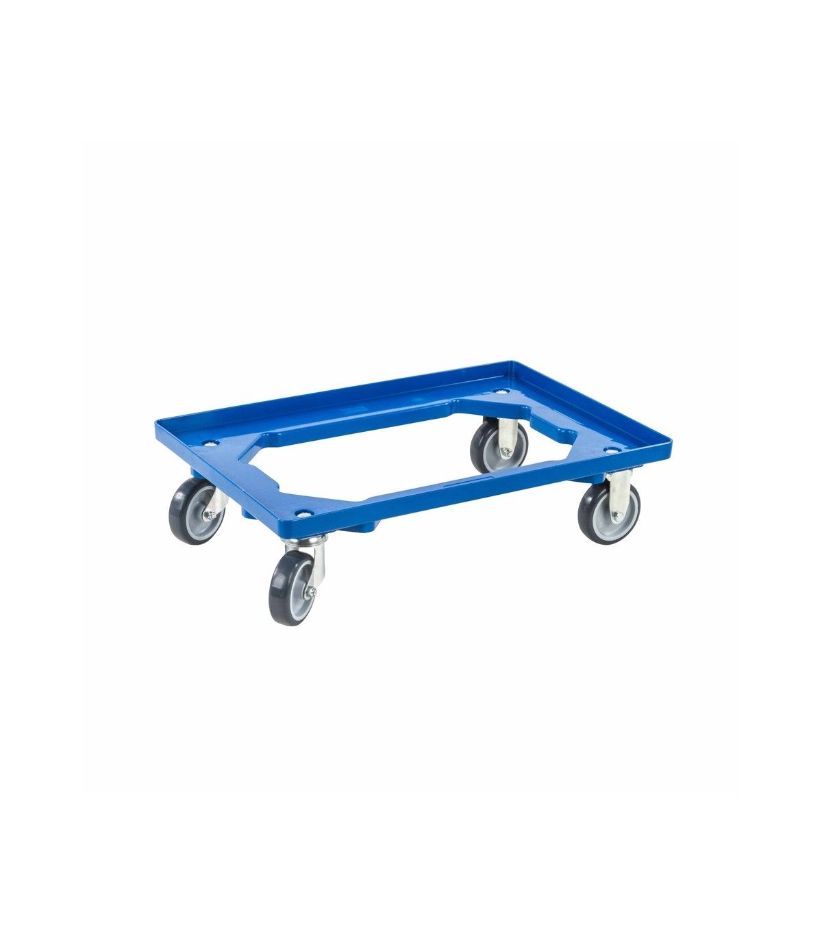 Chariot porte bac - Kalidesk - cadre en plastique solide - BH054-0067 - norme Europe - roulettes caoutchouc_1