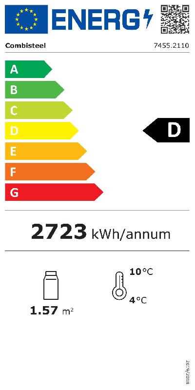 Réfrigérateur 3 portes en verre FCU-1200 - Armoire à boisson Combisteel avec éclairage_1