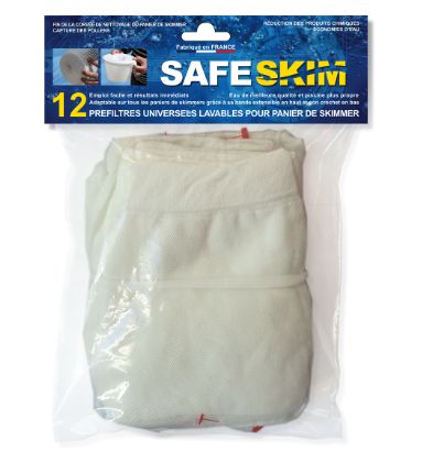 Safeskim - pré-filtres d'eau - safe skim' - plv métallique de 25 sachets_1