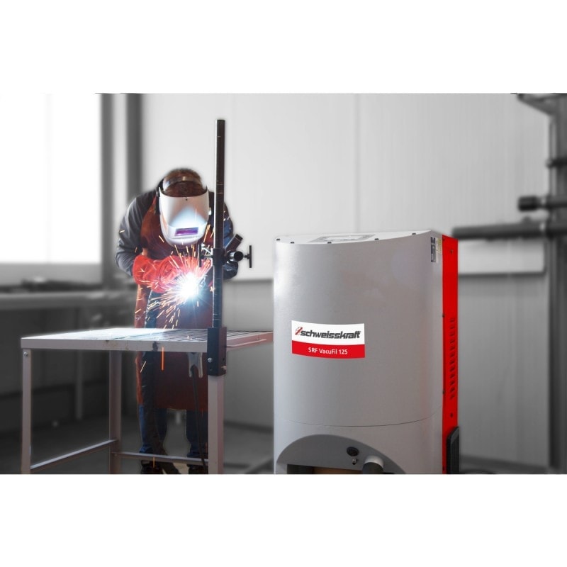 Aspirateur de fumées de soudure Schweisskraft VacuFil 125 - Usage permanent avec régulation automatique - Référence 1800045_1
