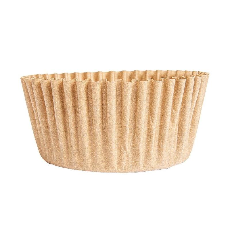 Caissette papier ingraissable Ø5x2,7cm couleur naturel - par 1000_1