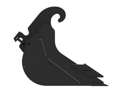 Godet d'excavation-mini-pelle - caterpillar finance france - 700 mm (28 in) - capacité 168 l - poids 66 kg_1