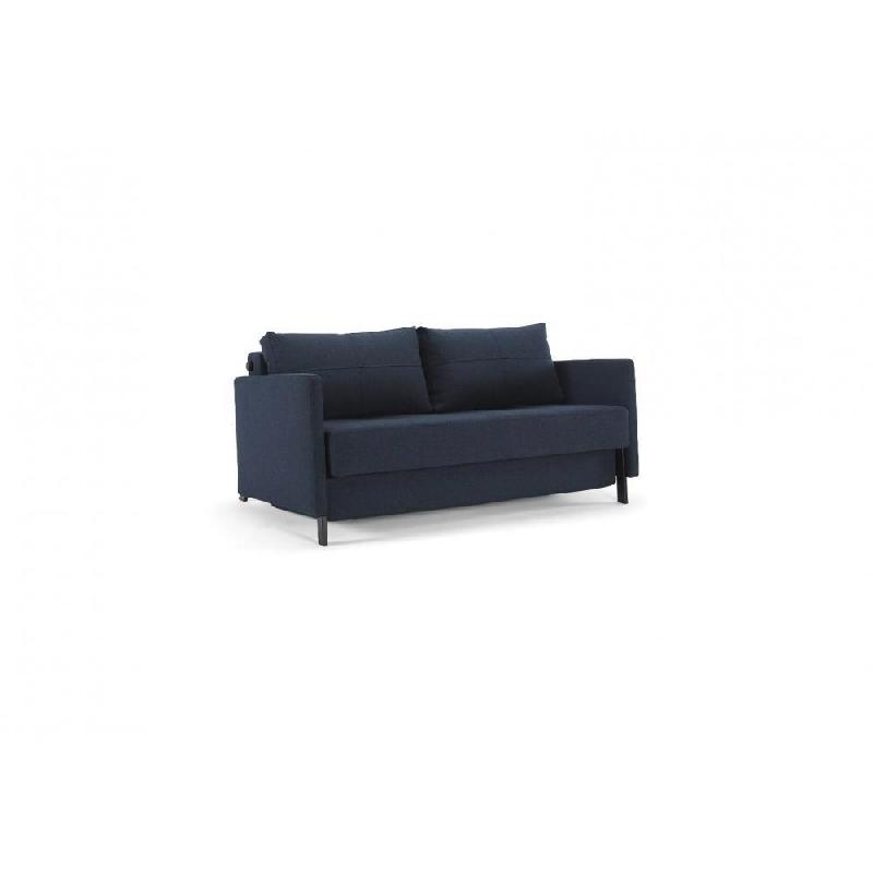 Innovation Living - Canapé design convertible avec accoudoirs Cubed 02 Arms - Lit 160x200 cm - Tissu Mixed Dance Blue_1