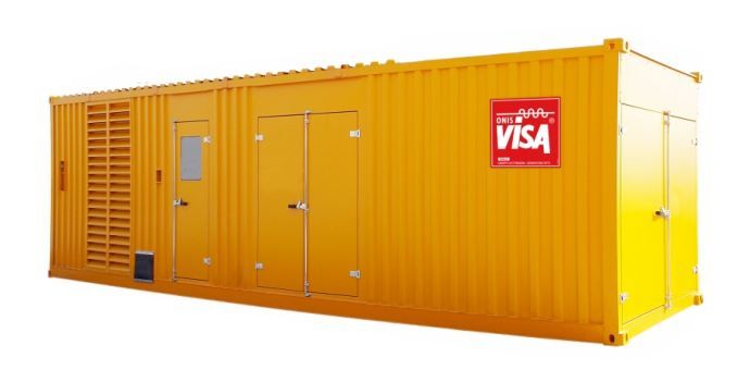 Groupe électrogène en container M 2280 CO - 50 Hz triphasé - Visa - 2520.0 kVA_1