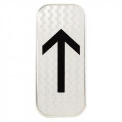 Panonceau prescriptions stationnement et arrêt M8a - flèche noire centrale - conforme NF et CE_1