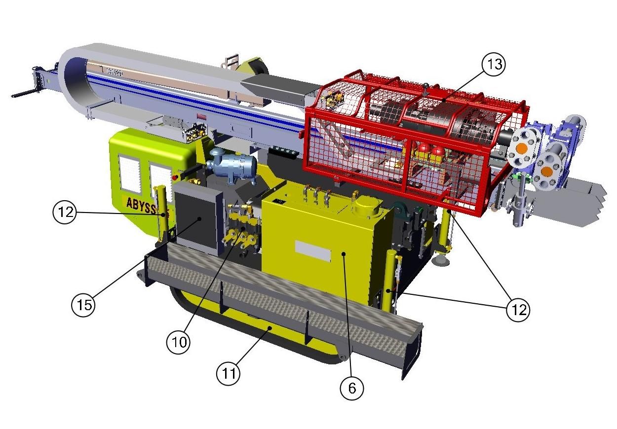 Machine de forage Abyss 75 avec puissance de 56 kW