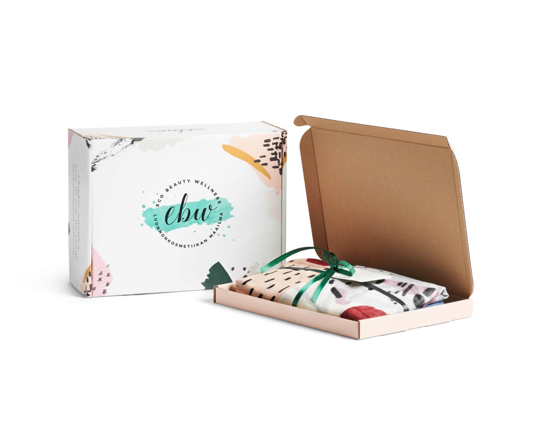 Boîte d'expédition éco couleur - Packhelp SA - personnalisable, 19.6 x 15.1 x 8.6 cm, impression CMJN et carton blanchi_1