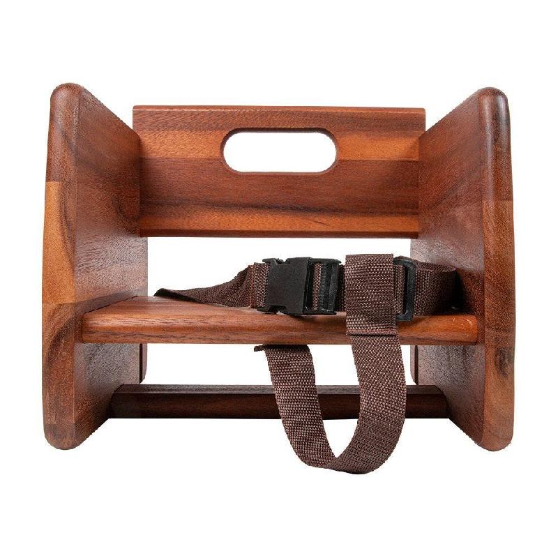 Chaise pour enfants en bois noyer 30x30x28cm_1