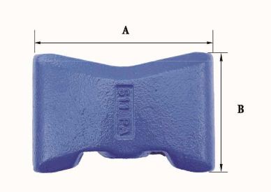 Dents de godet Fastkey FK11 PA - Poids 3,4 kg - Dimensions détaillées_1