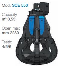 Grappins polypes SCE 550 Bakker Hydraulic Products BV - ScrapKing SCE, matériaux de haute qualité_1