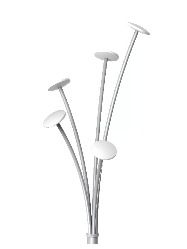 Porte manteau design gris et blanc FESTY_1