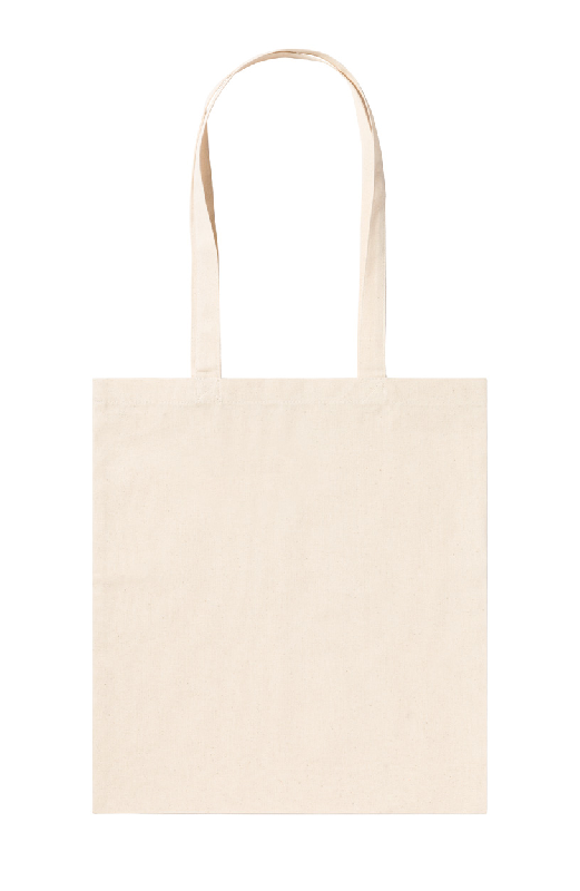 Tote bag en coton - 100% coton naturel 240 g/m² avec longues poignées_1