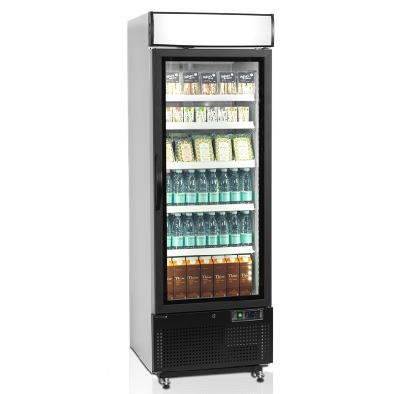 Armoire à boissons vitrée avec canopée LED - 412L | Tefcold - NC2500G_1