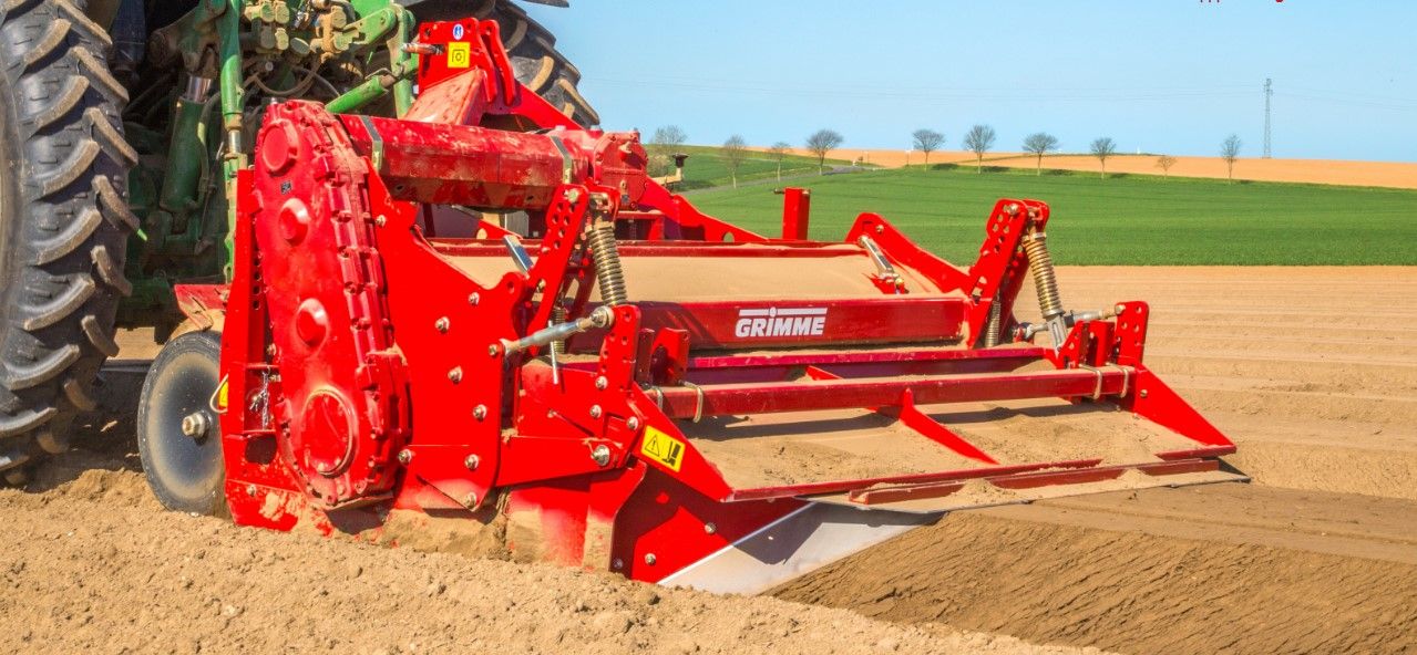 Fraise-butteuse GF 200 en attelage avant ou arrière pour le travail du sol en plein champ