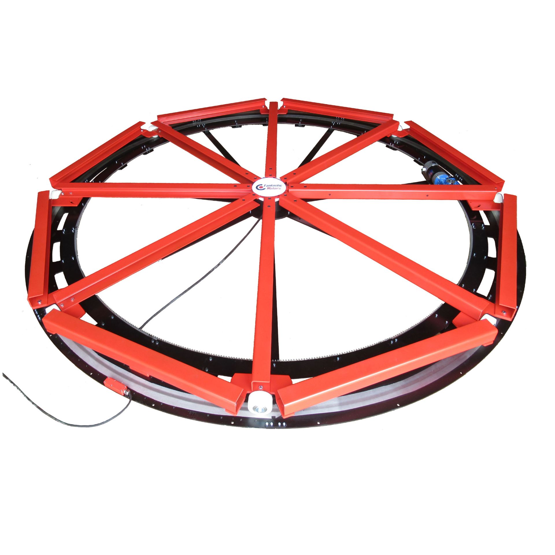 Plateforme motorisée avec télécommande pour exposer ou photographier un quad - gamme PLATY Ø 2 m à Ø 4 m_1