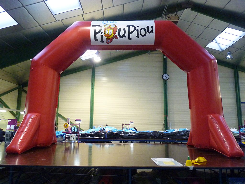 Arche gonflable publicitaire avec stabilisateurs - 6x4m Ø1M - Délimitation départs et arrivées événements sportifs_1