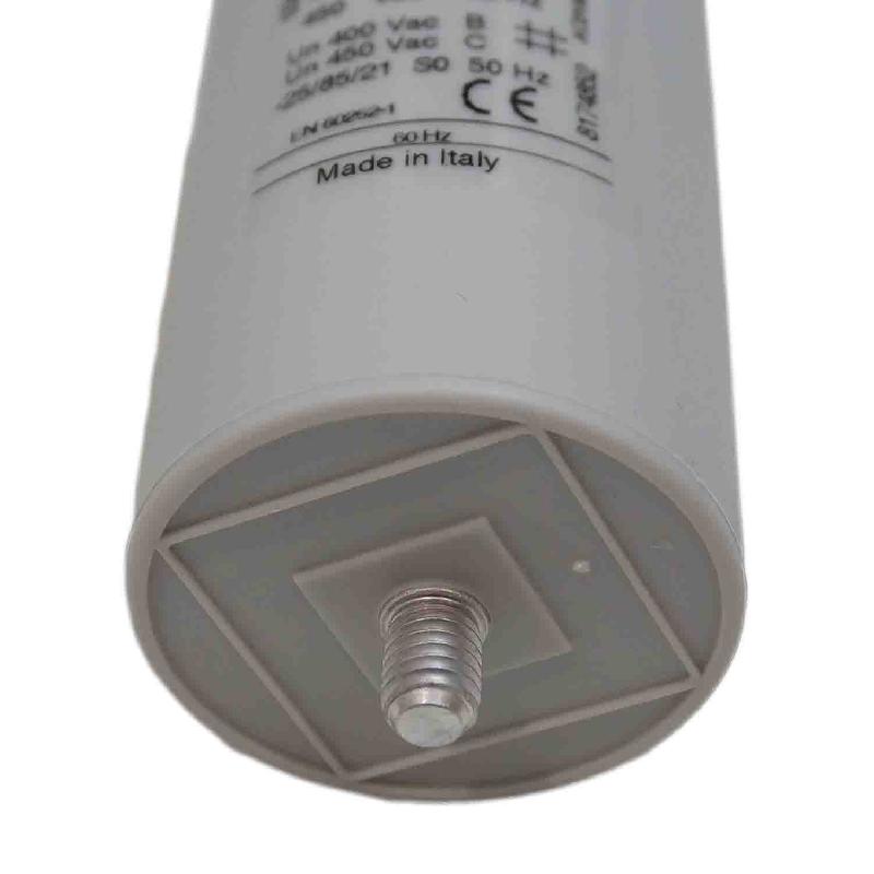 Condensateur moteur permanent 100uF 450V à fils - pour moteurs monophasés jusqu'à 4kW_1