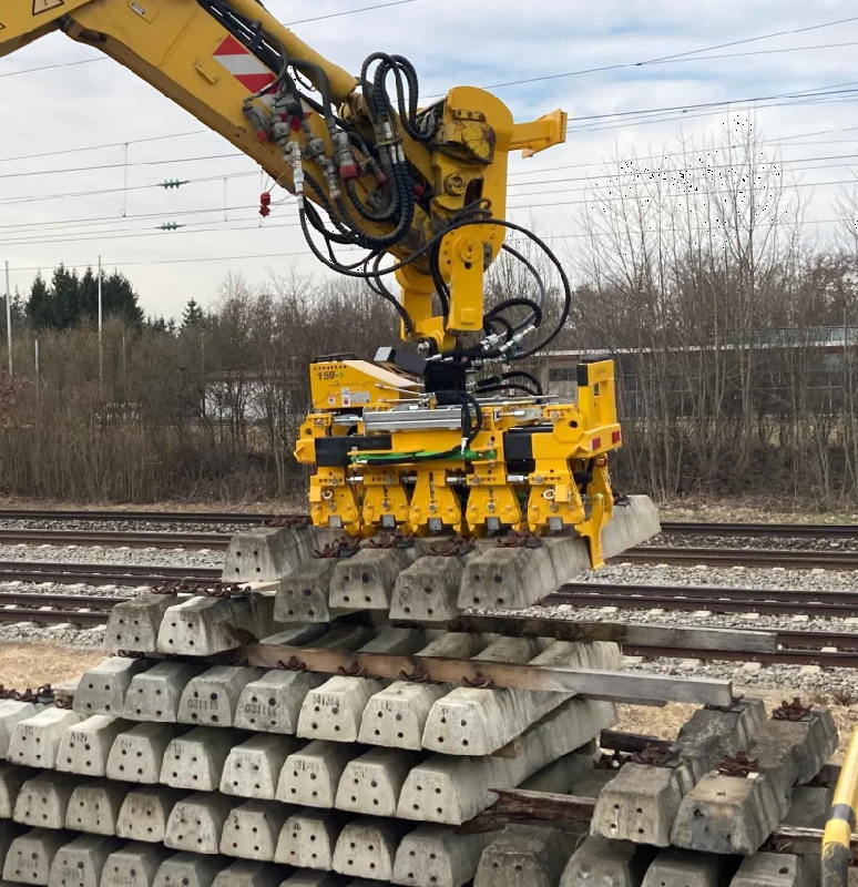 Palonnier traveleur Center Grip - pour traverses en béton et acier - ajustable - dès 15 t - 700 kg_1