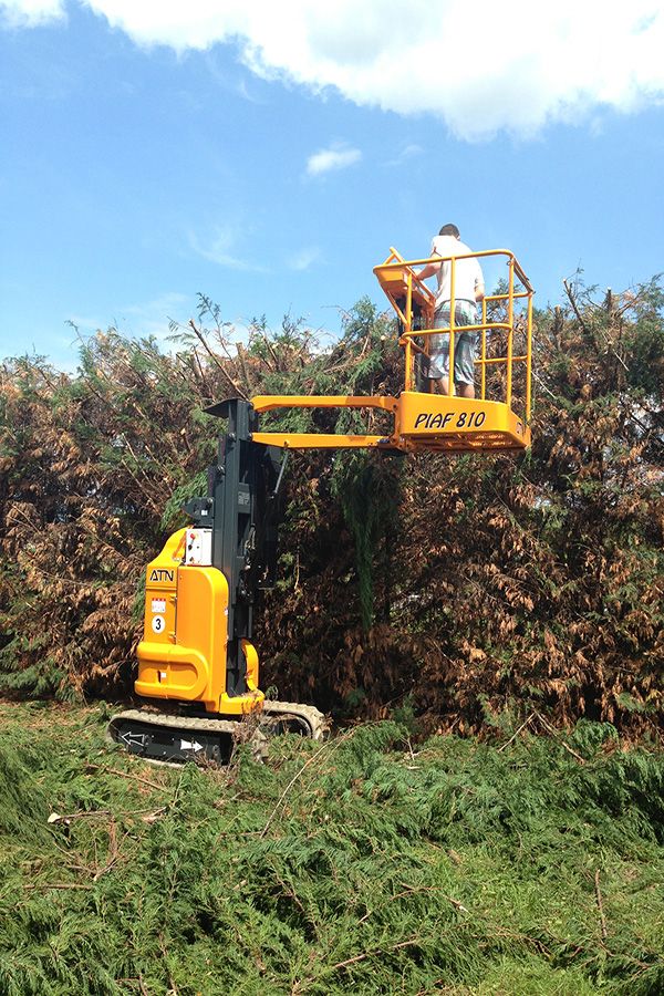 Nacelle compacte Piaf 810 adaptée aux sols fragiles et terrains difficiles