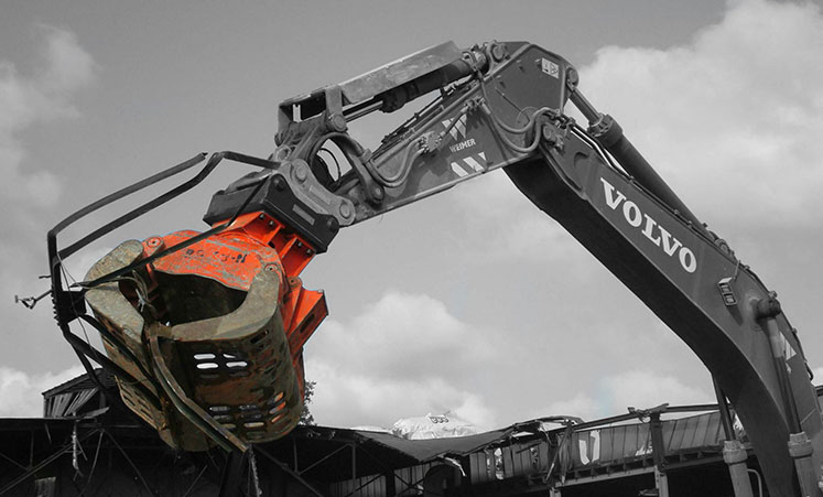 Pince de démolition et de tri Rotar RG 28-N - tête rotative puissante et acier HARDOX - Rotar International B.V._1