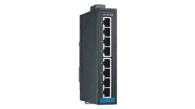 Switch Ethernet industriel 8 ports 10/100/1000Mbps - Rail DIN - 12 ~ 48V - Relais - Compatible PROFINET - Référence: EKI-2728NI-A_1
