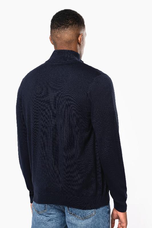 Cardigan zippé homme - Réf: K961 - Kariban - 50% coton / 50% acrylique - épais et confortable_1