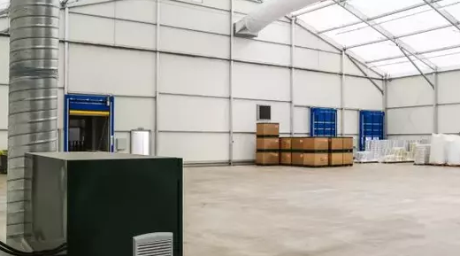 Hangar industriel à louer, avec toiture cintrée ou deux pentes - Largeur de 5 à 30m et hauteur latérale de 4 à 12 m_1