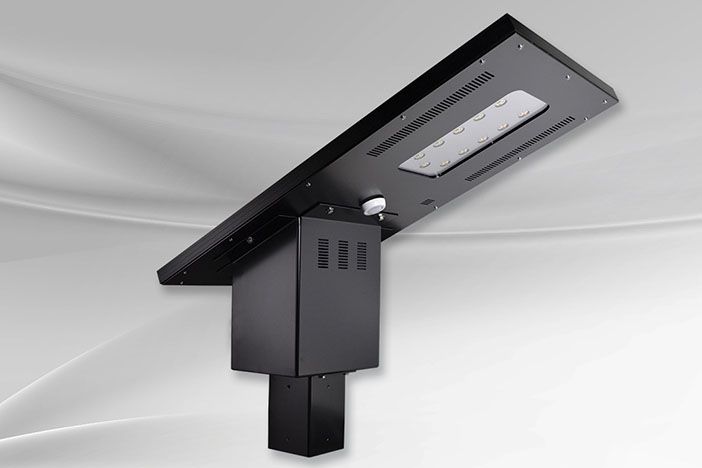Lampadaire solaire DEL alimenté par un module solaire de 30W pour l'éclairage dans les parcs publics, les pistes cyclables,... - Lx25 - Vision Solaire inc_1