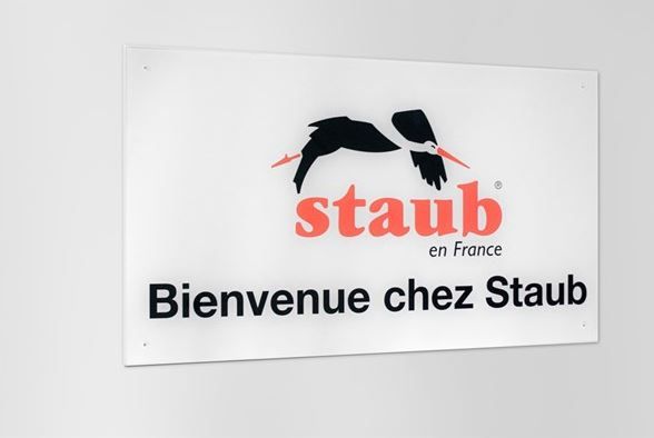 Panneau d'enseigne d´entreprise ou d´administration en plexiglas - direct signaletique - 420 x 600 mm_1