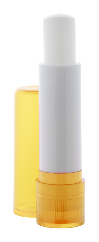 Baume à lèvres - Vanille - SPF15 - Support plastique translucide - Couleur jaune - 14g_1