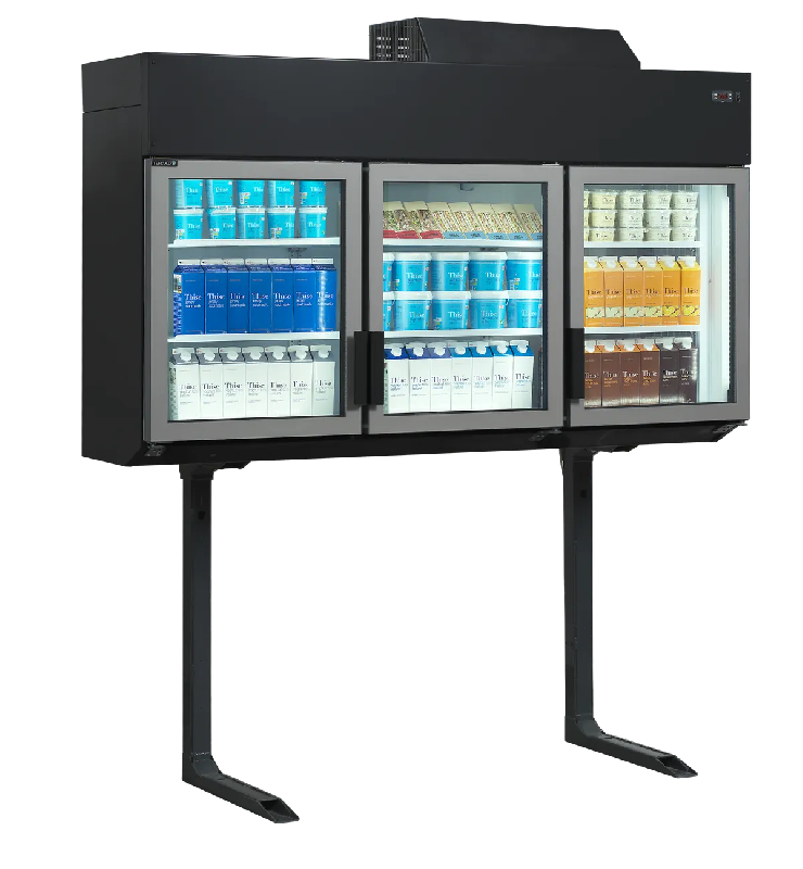 Congélateur armoire de supermarché MTF185B Noir TEFCOLD_1