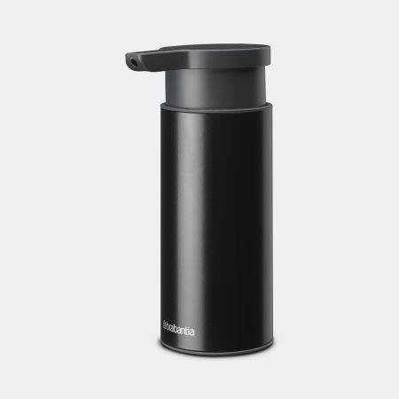 Distributeur de savon Brabantia Profile Matt Black - 200 ml - Anti-goutte - Base antidérapante_1