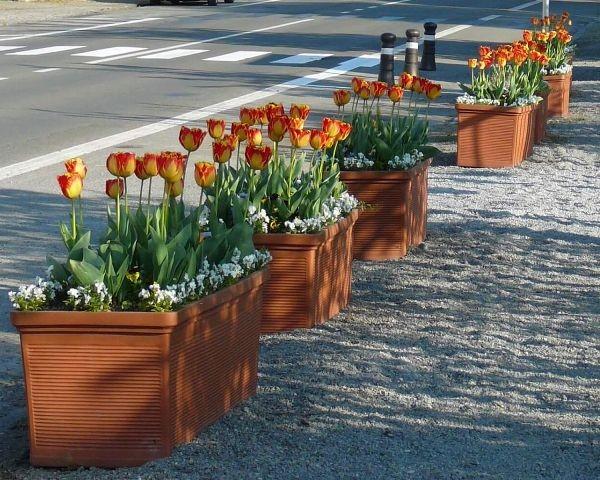 Balconnière en polyéthylène - 870mm x 400mm x 395mm - 140L - Résistante aux UV et chocs - 4 couleurs - Fabrication française_1