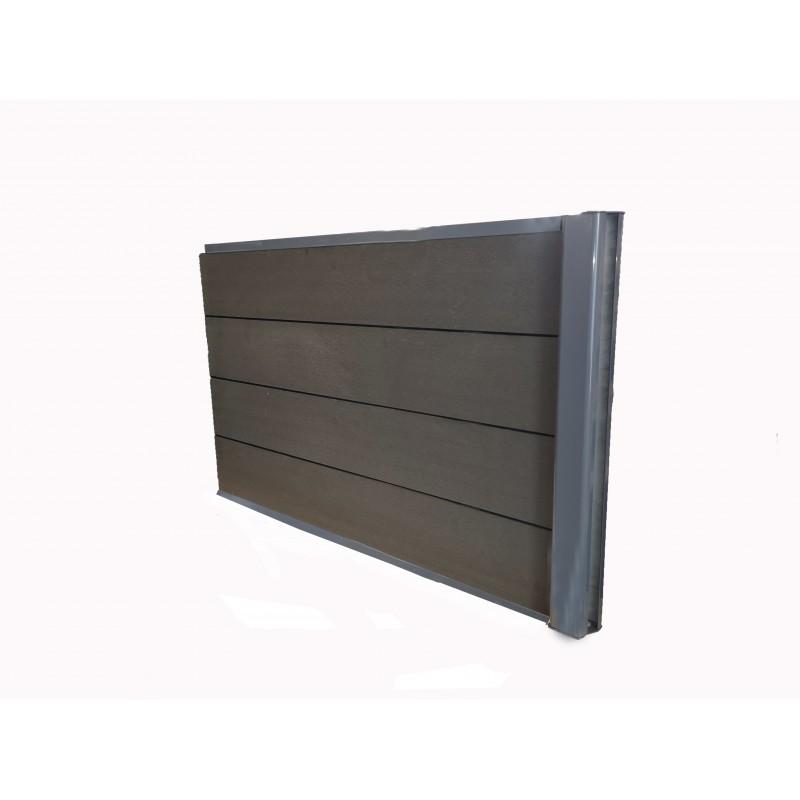 Kit extension complet pour clôture composite - 1,50 ML x 1,80 H - 3 coloris - Gris anthracite - Hauteur 180 cm - Longueur 150 cm_1