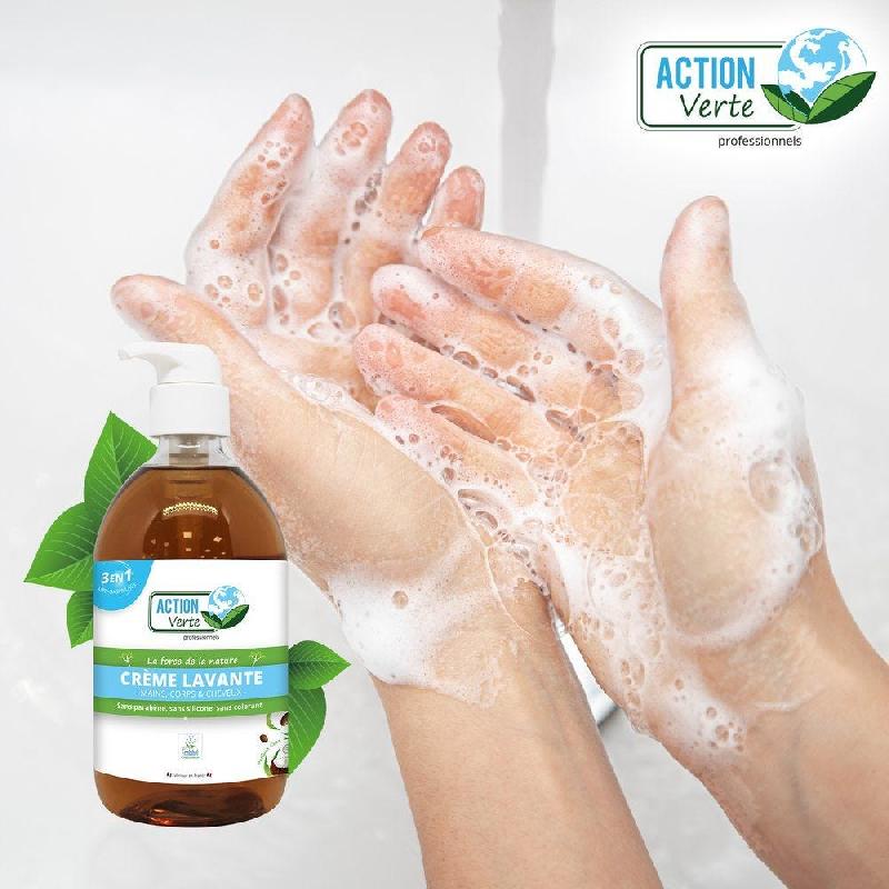Crème savon mains Action verte 0,5L_1