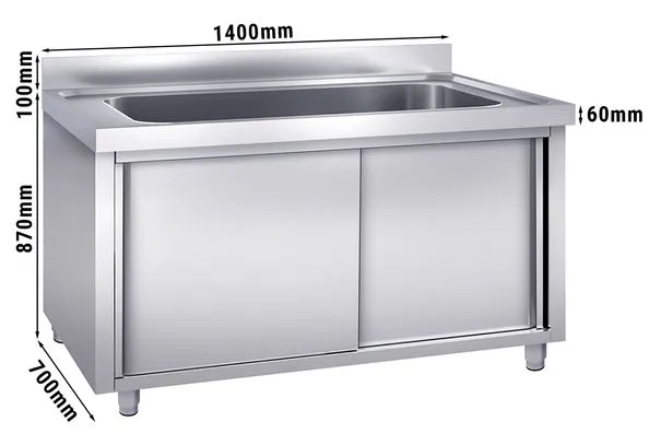 Plonge batterie 140x70cm sur meuble_1