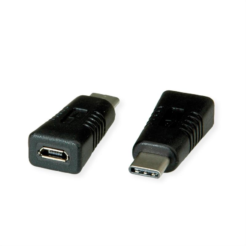 Value adaptateur usb 2.0, type c - microb , m/f, otg_1